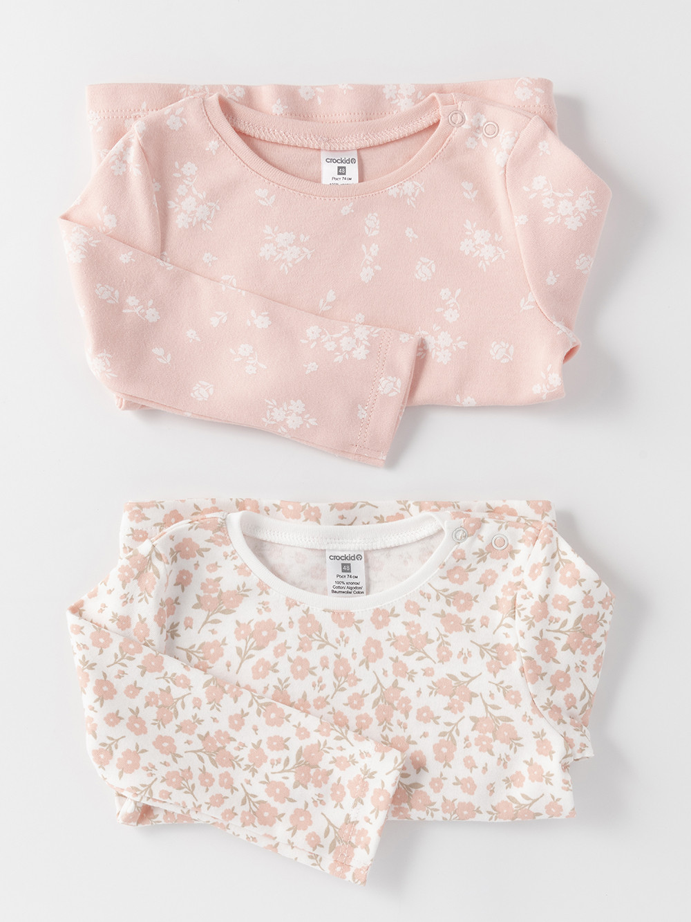 Джемпер для новорожденных, артикул: К 301944-2уп, цвет: розовый, фото 4