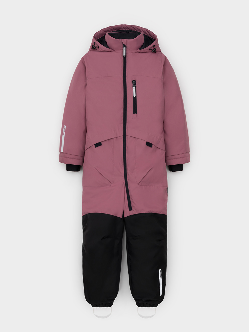 Комбинезоны утепленные для девочки, артикул: ВК 60137/1 ГР, цвет: бордовый, фото 4