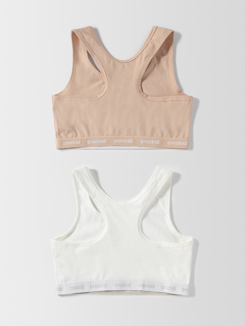 Майки для девочки, артикул: К 1198-2уп, цвет: бежевый, фото 4