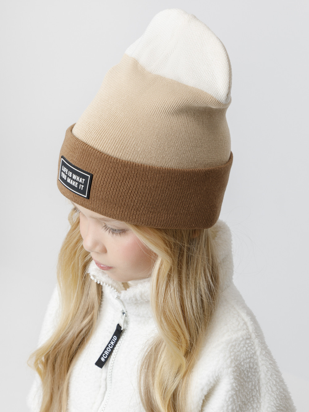 Шапка для девочки, артикул: КВ 20426, цвет: горчица, фото 4