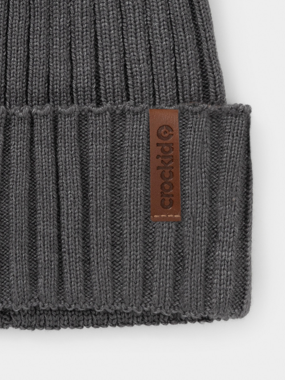Шапка для мальчика, артикул: КВ 20447, цвет: темно-серый, фото 4