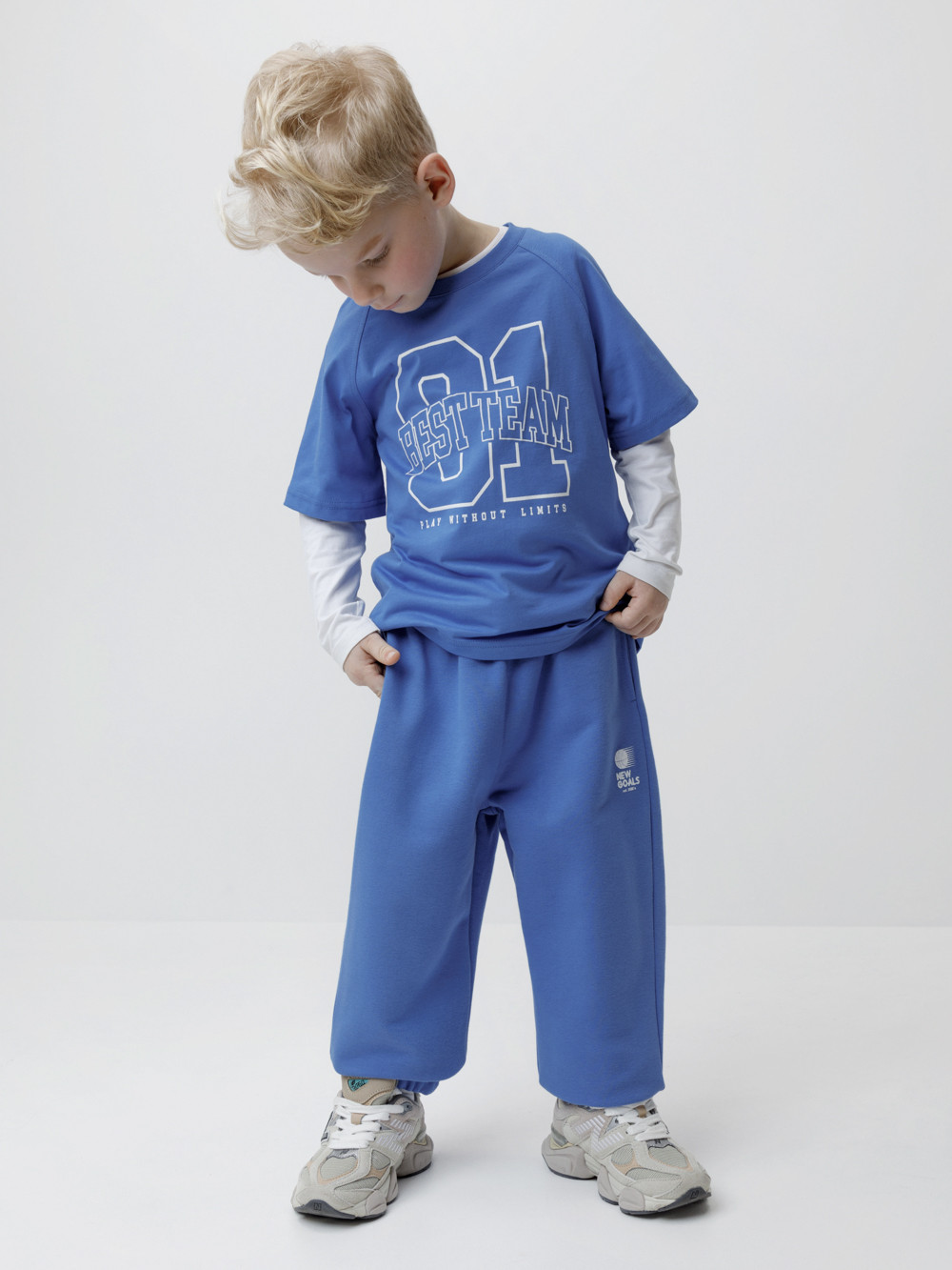 Брюки для мальчика, артикул: КР 400940, цвет: синий, фото 4