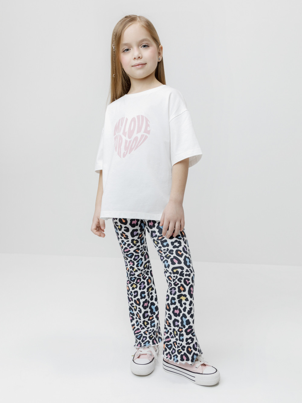 Брюки для девочки, артикул: КР 400936, цвет: сахар, фото 4