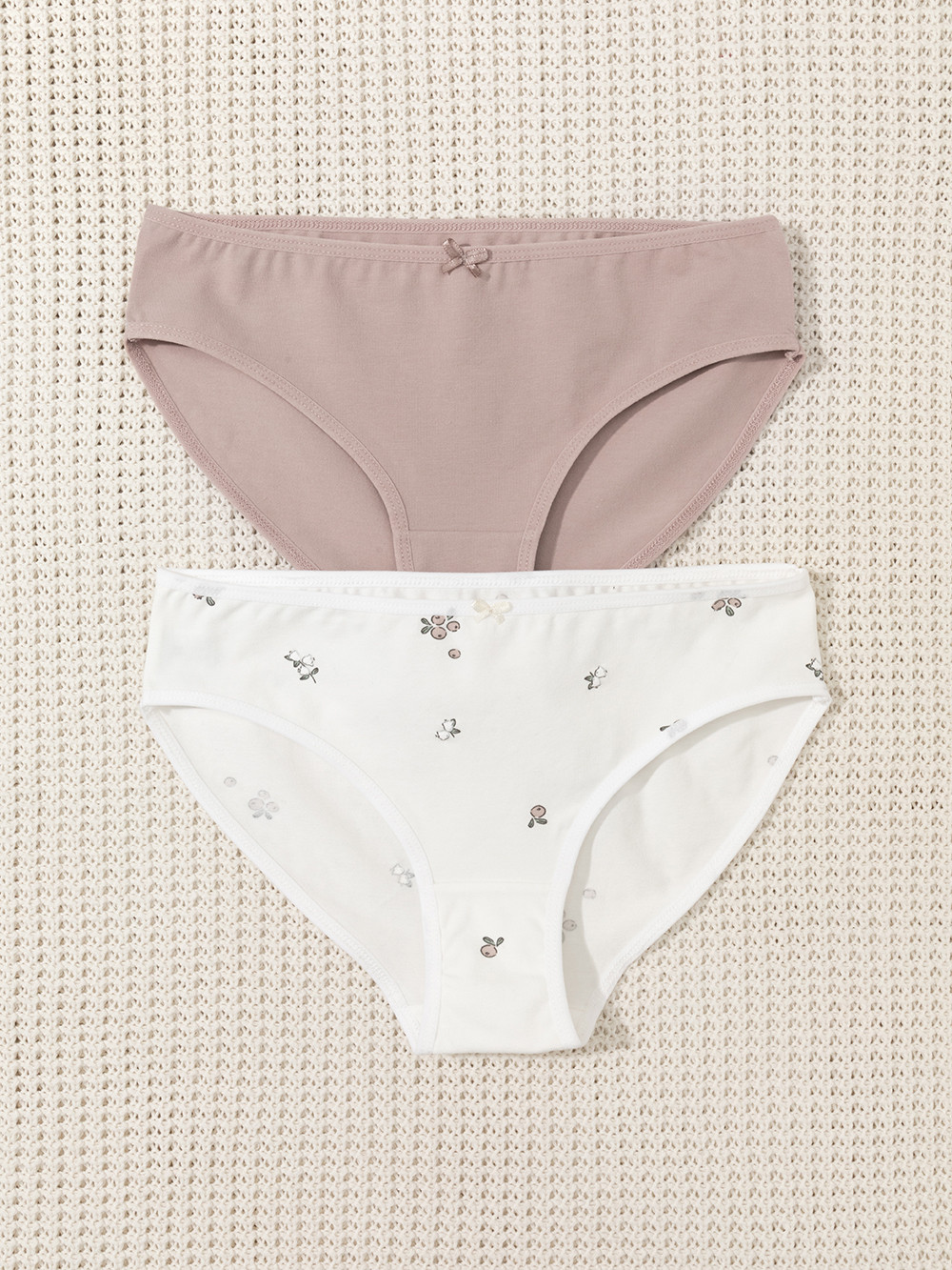 Трусы для девочки, артикул: К 1972-2уп, цвет: кофейный, фото 4