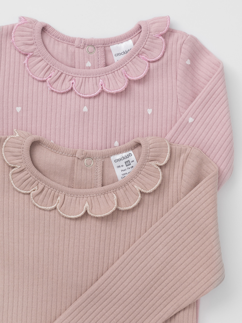 Боди для новорожденных, артикул: К 6554-2уп, цвет: розовый, фото 4