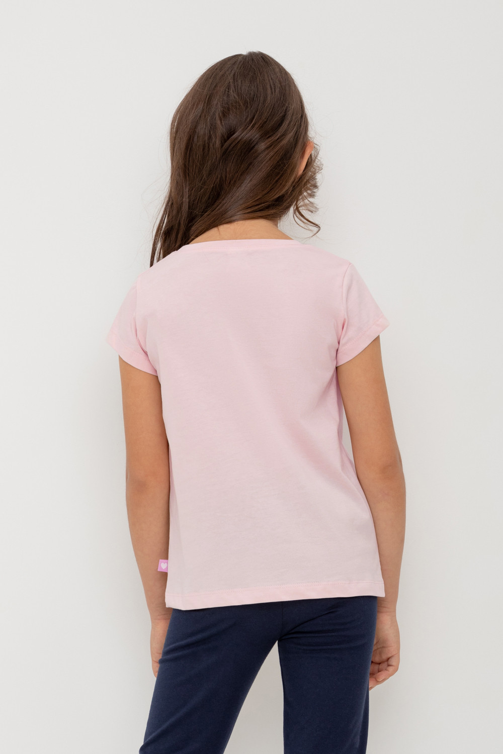 Футболка для девочки, артикул: К 301942, цвет: бежевый, фото 4