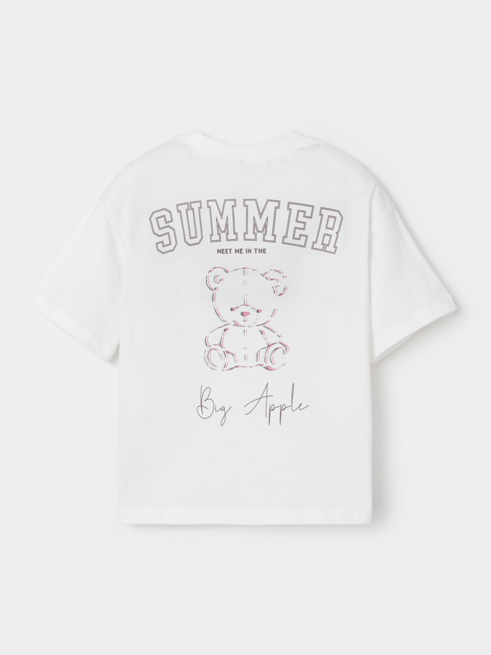 Футболка для девочки, артикул: МП 303090, цвет: сахар, фото 4