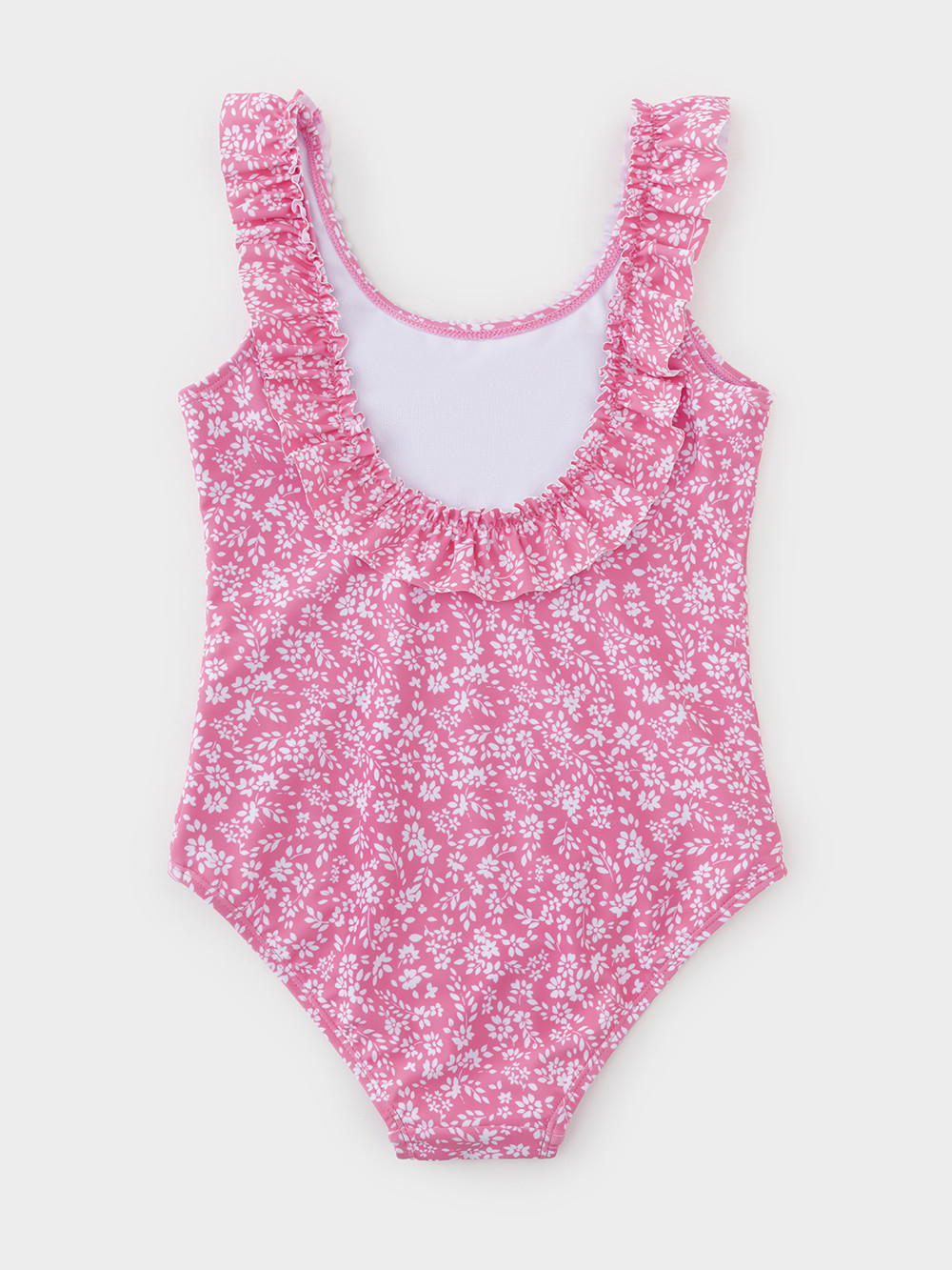 Купальник для девочки, артикул: ТК 16022/1н ФВ, цвет: ярко-розовый, фото 4
