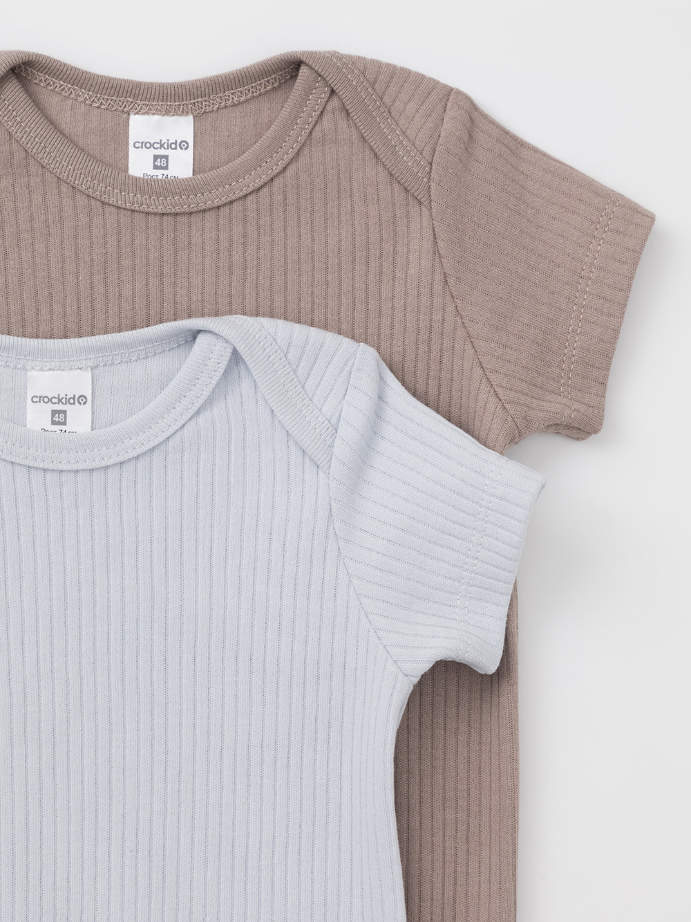 Боди для новорожденных, артикул: К 6525-2уп, цвет: кофейный, фото 4