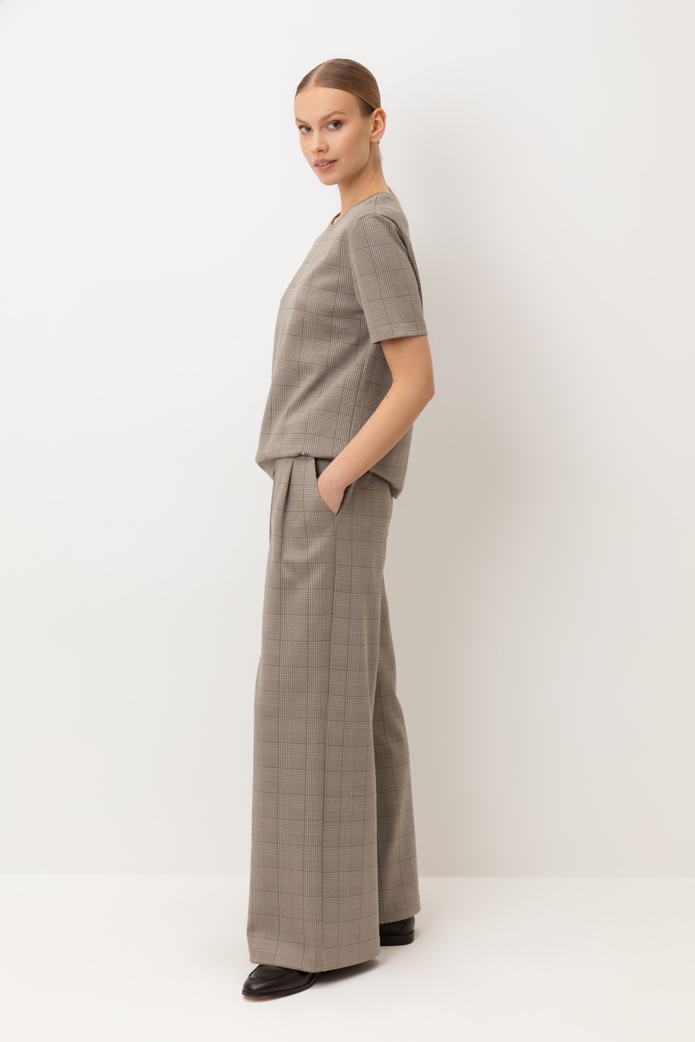 Футболки женские для мам, артикул: ЕВТ 3335, цвет: бежевый, фото 4