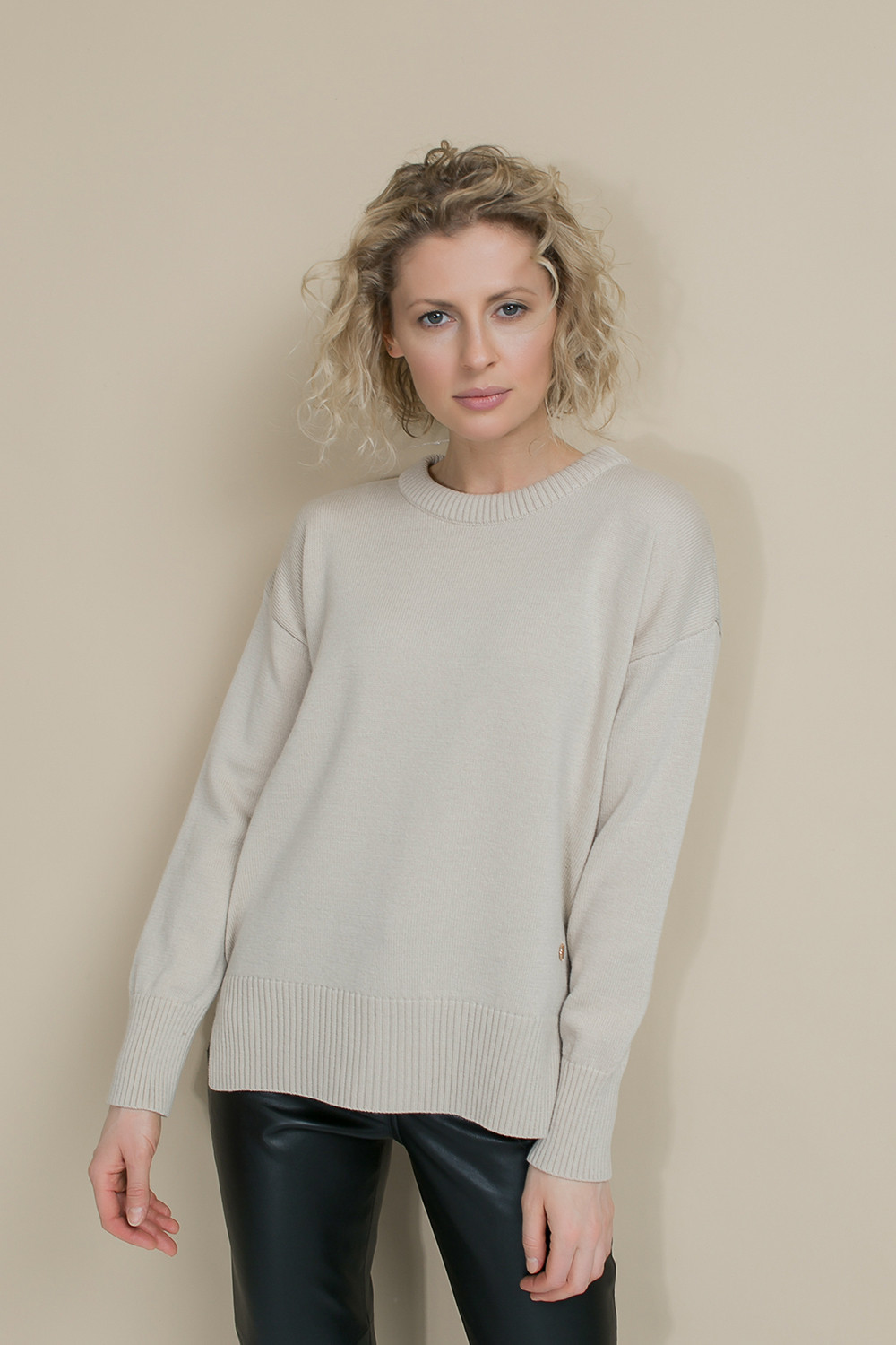 Джемперы женские для мам, артикул: ЕВ 30004/ш, цвет: сливки2, фото 4