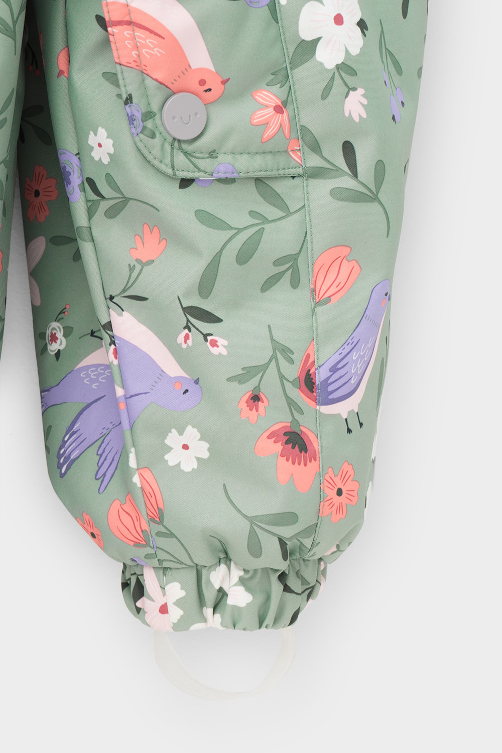 Комбинезоны утепленные для девочки, артикул: ВК 60085/н/1 УЗГ, цвет: зеленый, фото 4