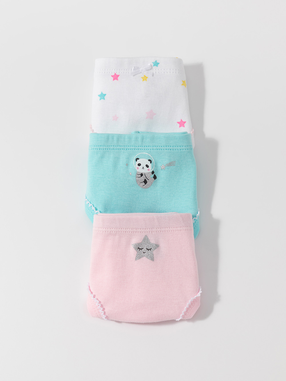 Трусы для девочки, артикул: К 1978-3уп, цвет: минт, фото 4