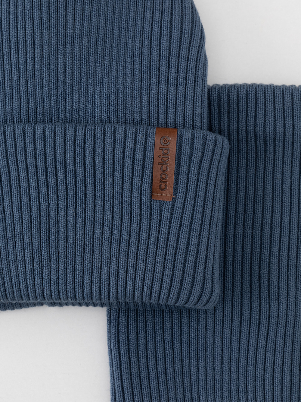 Комплект вязаный для мальчика, артикул: КВ 22019, цвет: синий, фото 5
