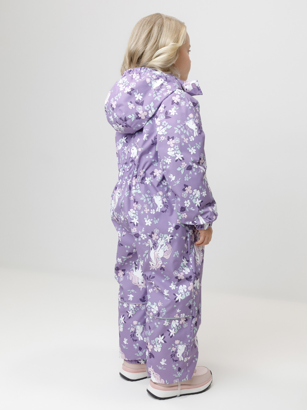 Комбинезоны утепленные для девочки, артикул: ВК 60069/н/5 УЗГ, цвет: фиолетовый, фото 5