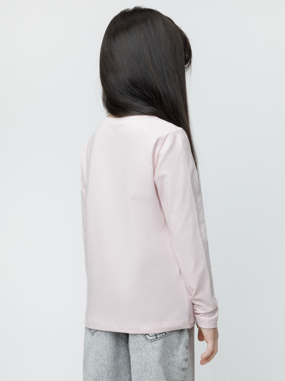 Лонгсливы для девочки, артикул: КР 302831, цвет: светло-розовый, фото 5