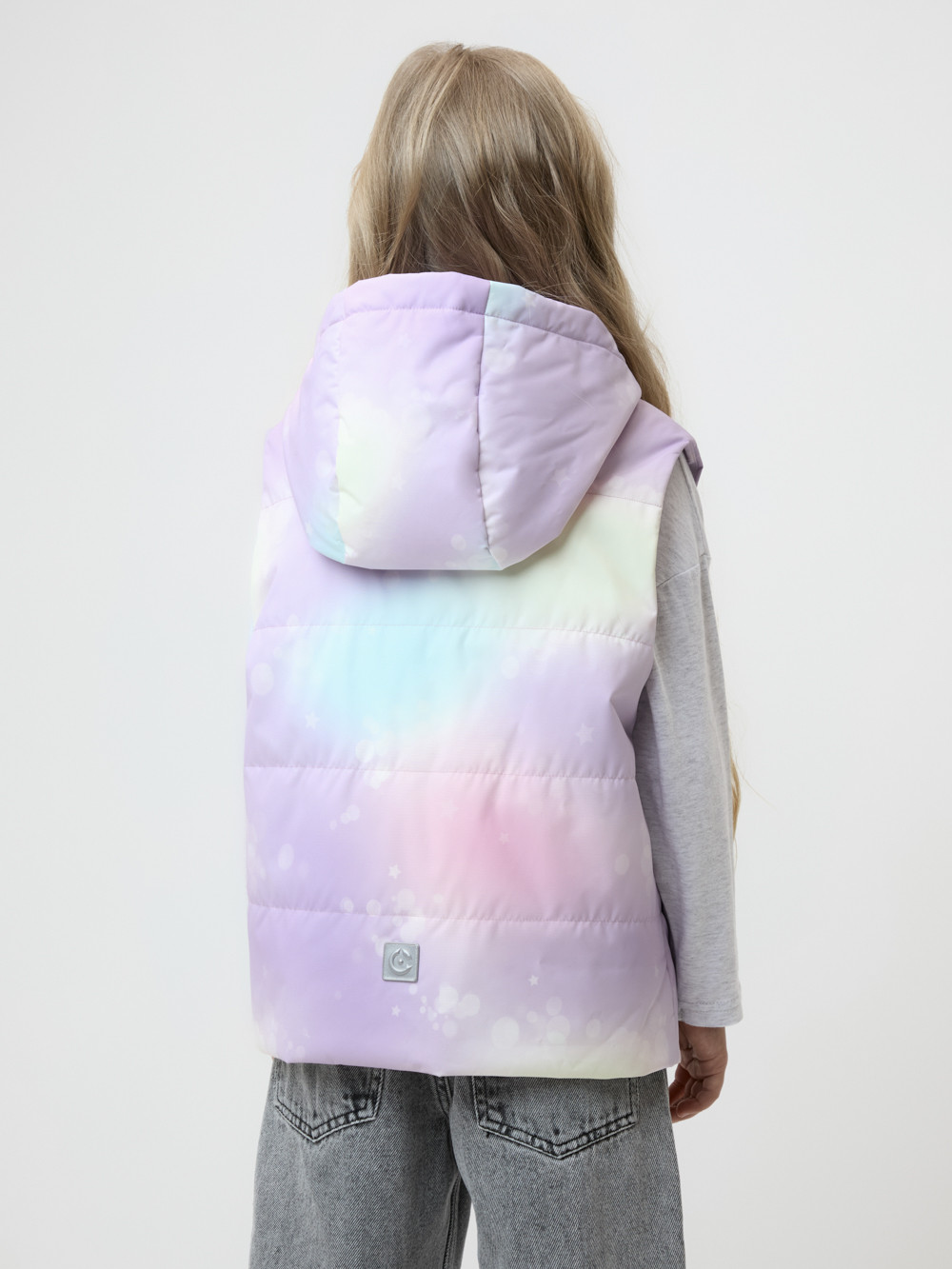 Жилет для девочки, артикул: ВК 35019/н/1 ГР (128-152), цвет: мульти, фото 5