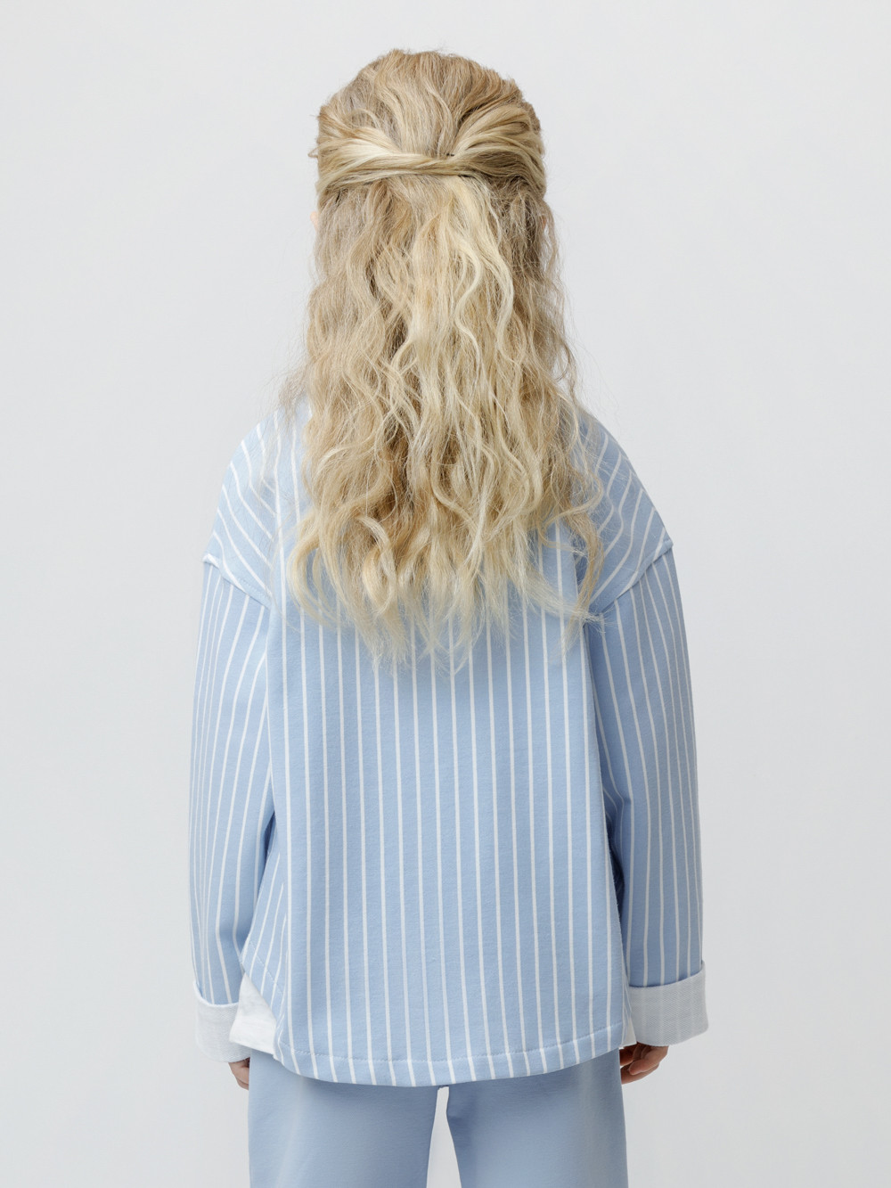 Рубашка для девочки, артикул: КР 302991, цвет: голубой, фото 5