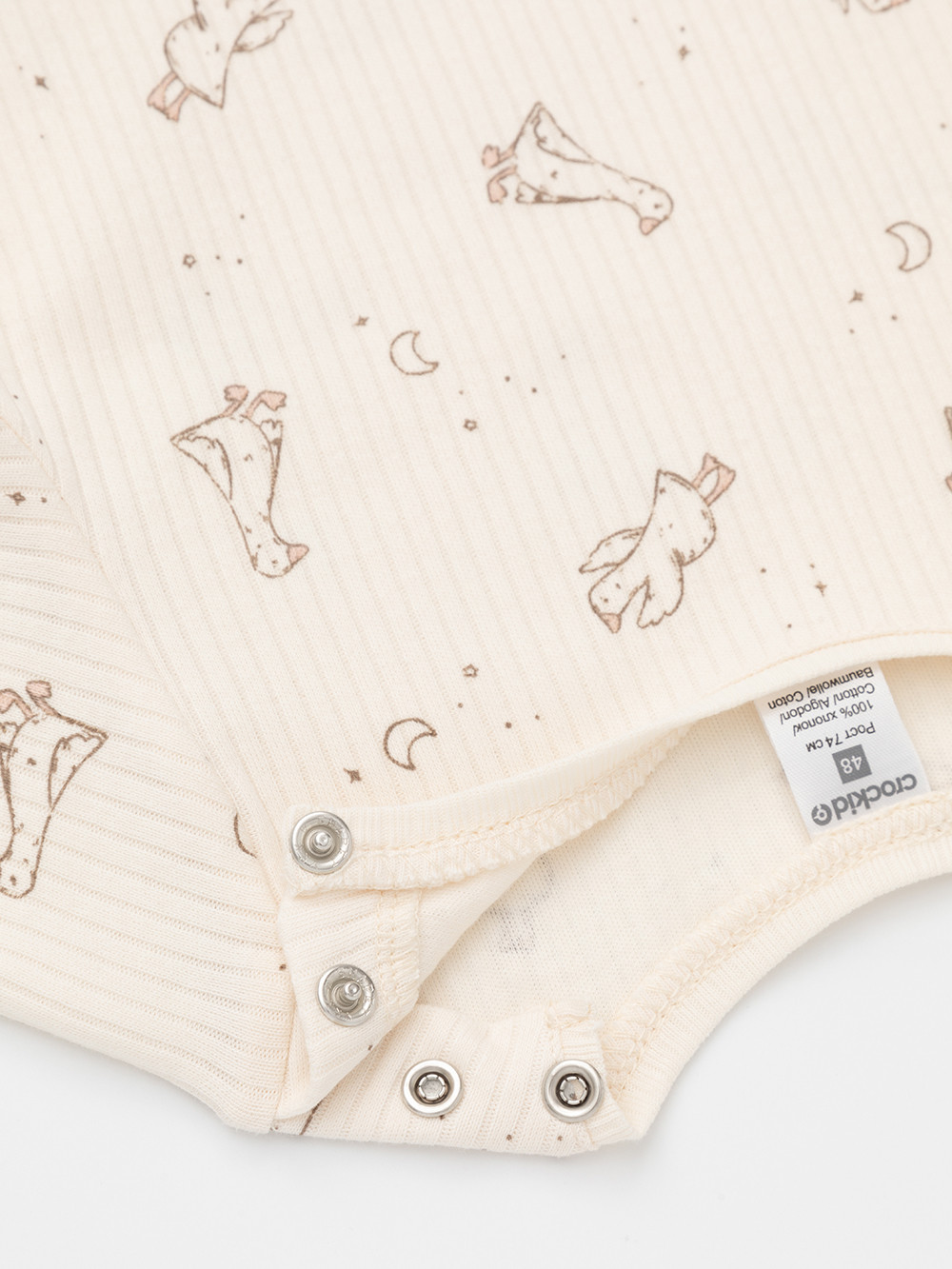 Футболка для новорожденных, артикул: К 302521-2уп, цвет: сахар, фото 5