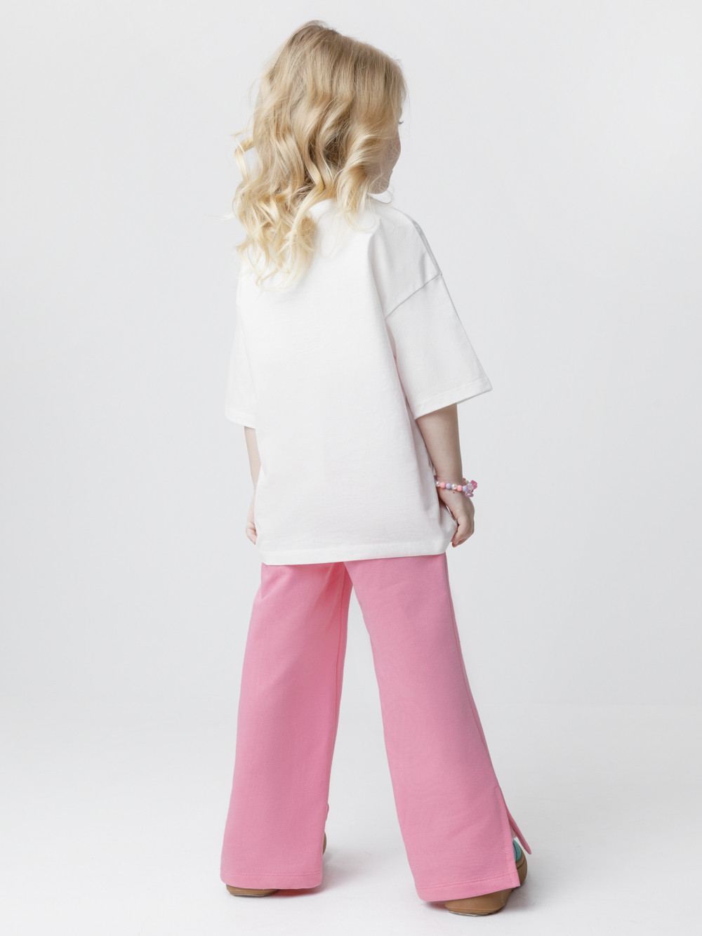 Брюки для девочки, артикул: КР 400901, цвет: розовый, фото 5