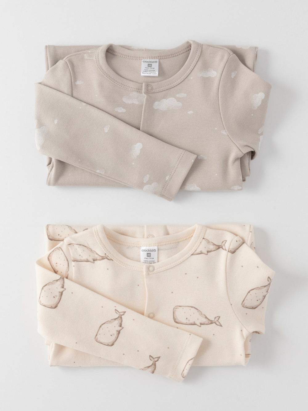 Комбинезон для новорожденных, артикул: К 6535-2уп, цвет: светло-бежевый, фото 5