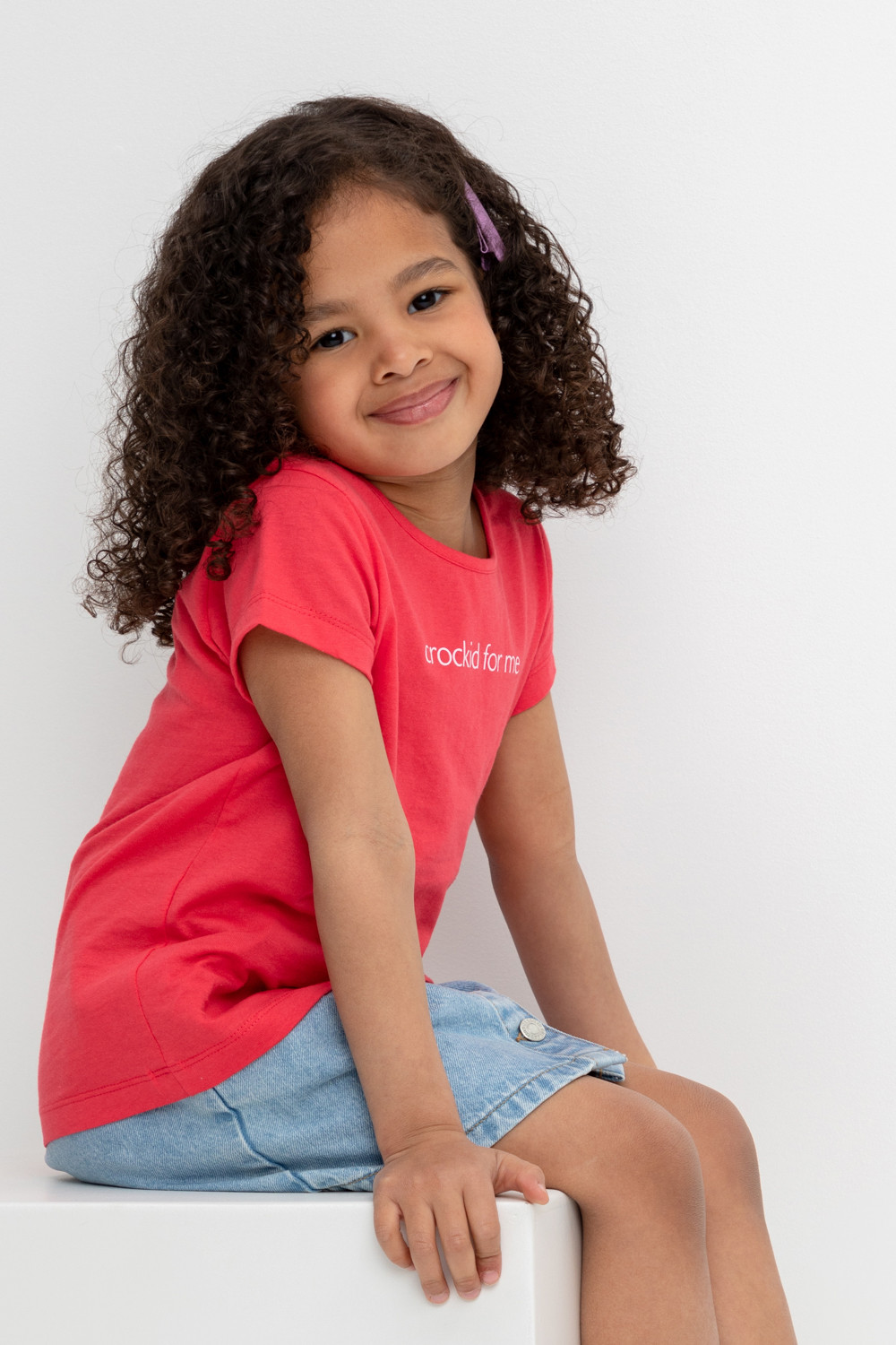 Футболка для девочки, артикул: К 302147, цвет: красный, фото 5