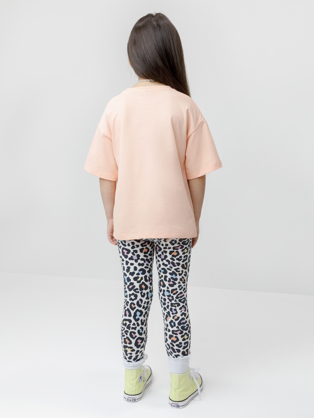 Лосины для девочки, артикул: КР 4074, цвет: сахар, фото 5