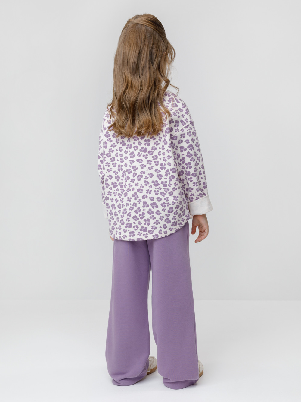 Брюки для девочки, артикул: КР 400928, цвет: фиолетовый, фото 5