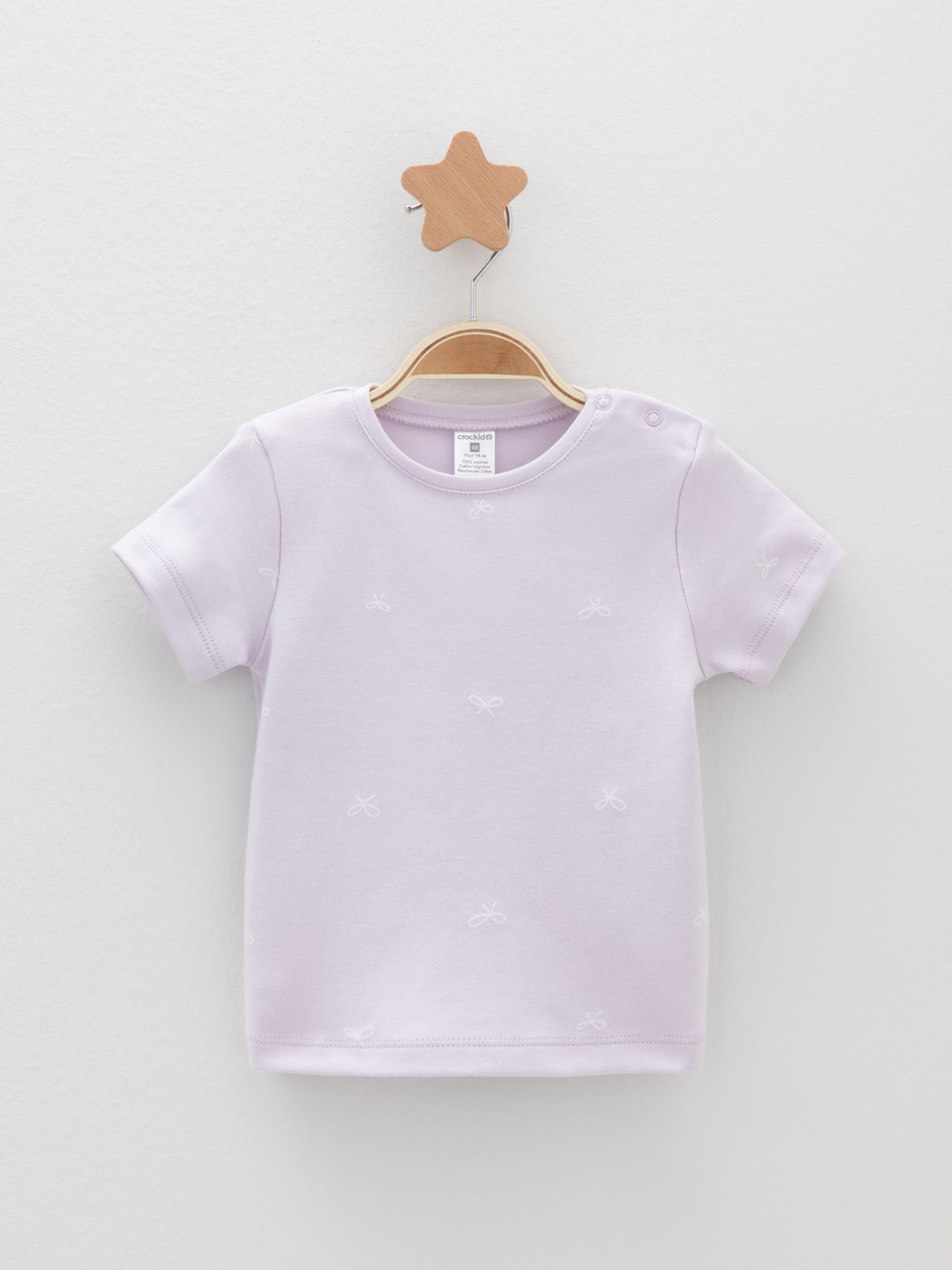 Футболка для новорожденных, артикул: К 301156-2уп, цвет: фиолетовый, фото 5