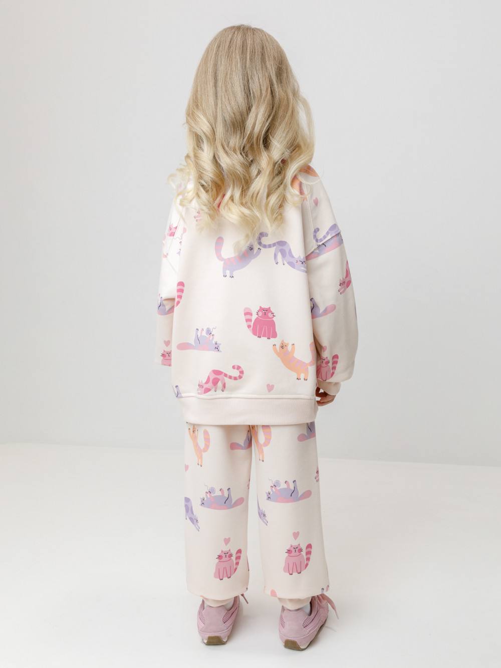 Брюки для девочки, артикул: КР 400902, цвет: сахар, фото 5