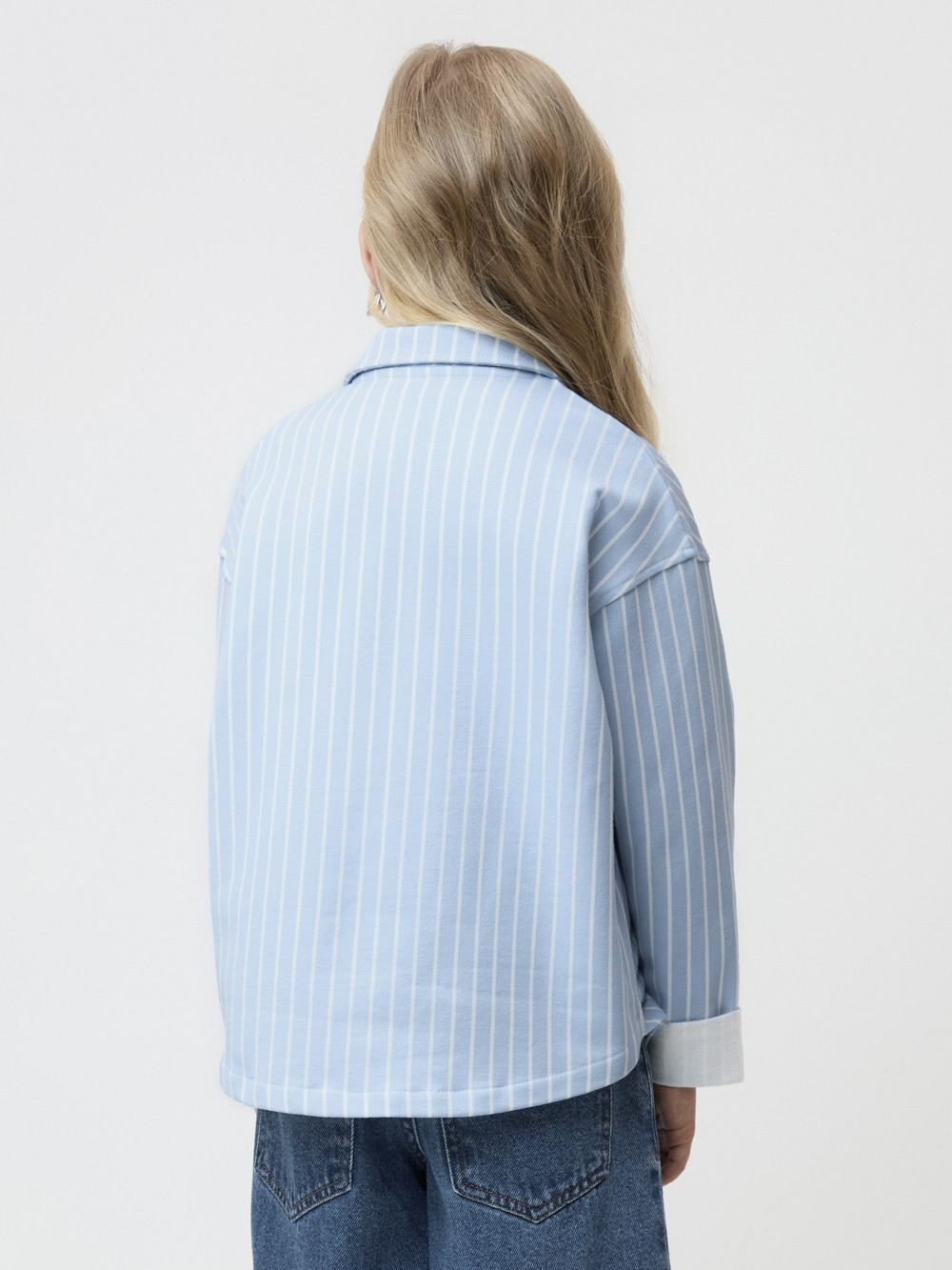 Рубашка для девочки, артикул: КР 302991-1, цвет: голубой, фото 5