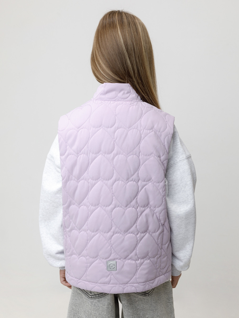 Жилет для девочки, артикул: ВК 35020/1 ГР, цвет: фиолетовый, фото 5