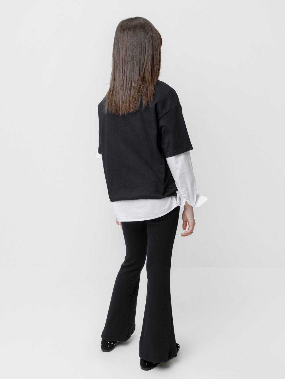 Брюки для девочки, артикул: МП 400976, цвет: черный3, фото 5