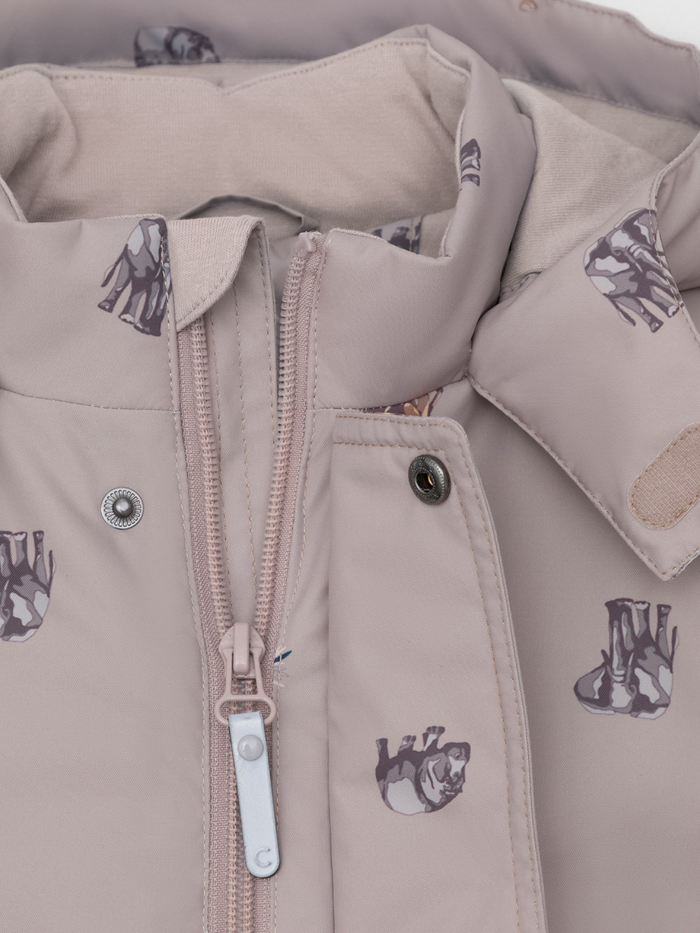 Комбинезоны утепленные для мальчика, артикул: ВК 60085/н/57 Ал, цвет: бежевый, фото 5