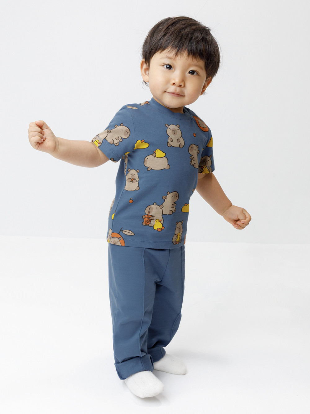 Брюки для мальчика, артикул: КР 400947, цвет: синий, фото 5