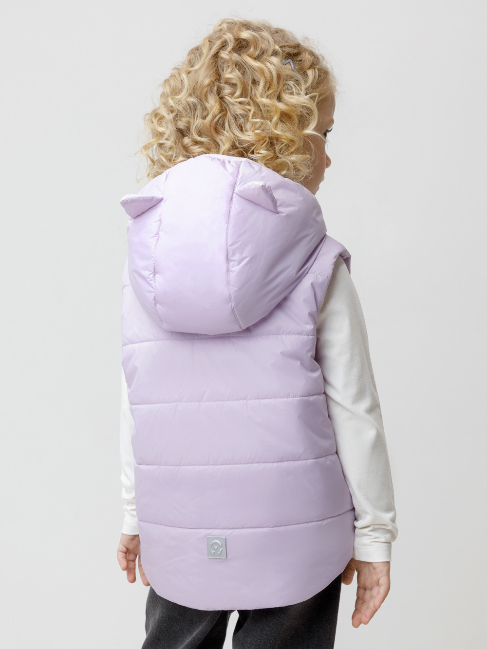 Жилет для девочки, артикул: ВК 35012/4 ГР, цвет: фиолетовый, фото 5