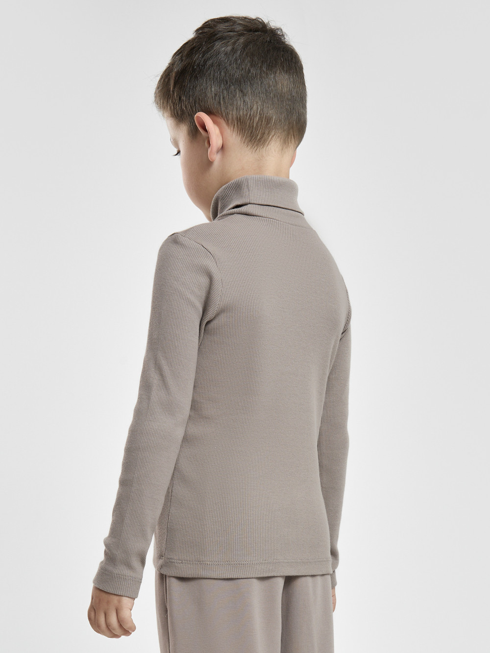 Водолазки для мальчика, артикул: КР 301477, цвет: кофейный, фото 5