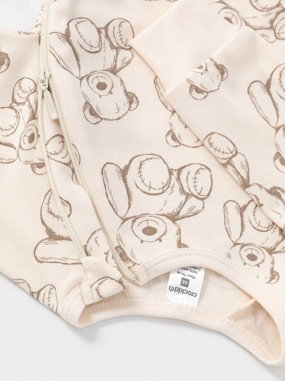 Комбинезон для новорожденных, артикул: К 6444-2уп, цвет: бежевый, фото 5