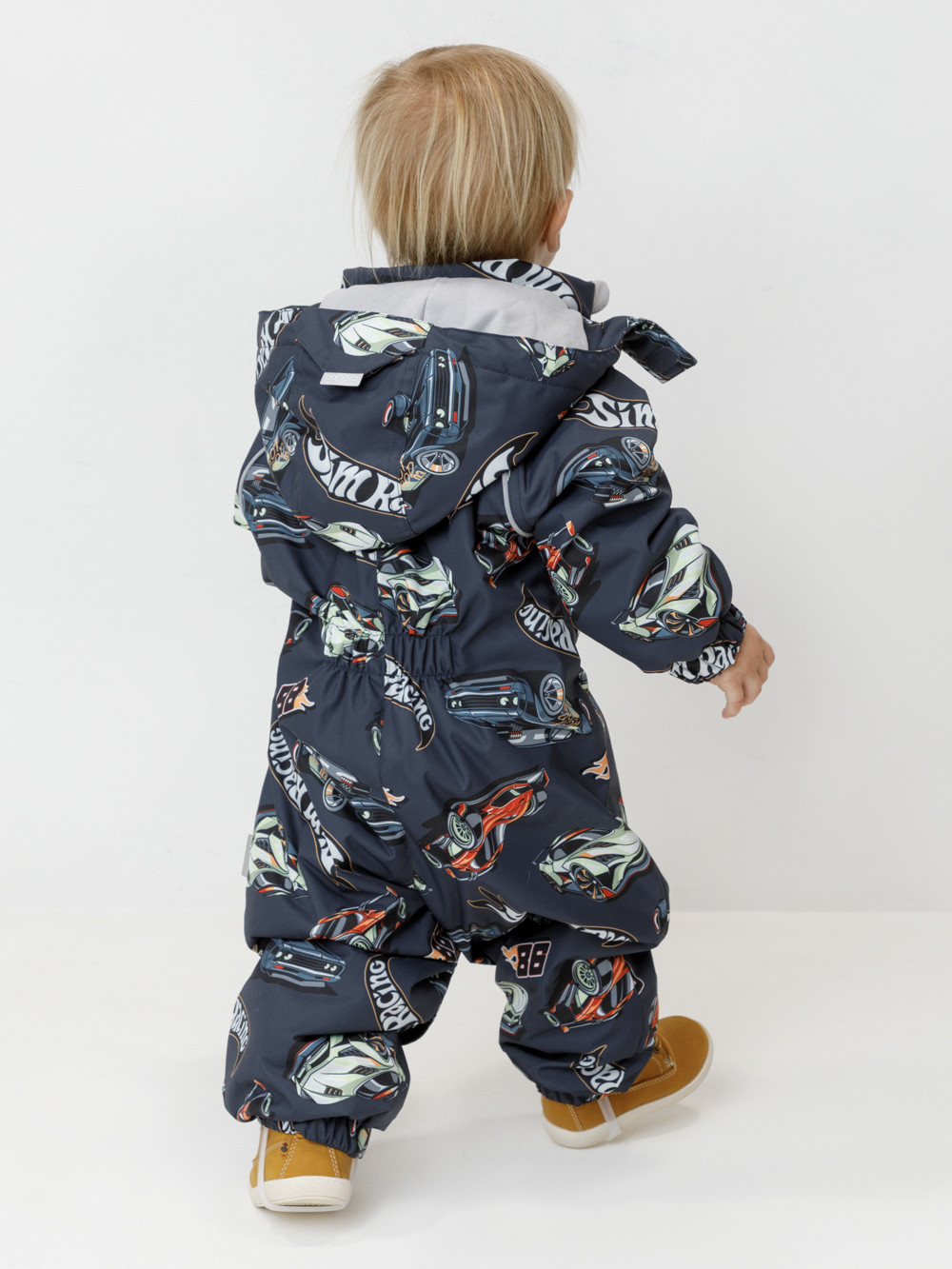 Комбинезоны утепленные для мальчика, артикул: ВК 60085/н/78 Ал, цвет: темно-серый, фото 5