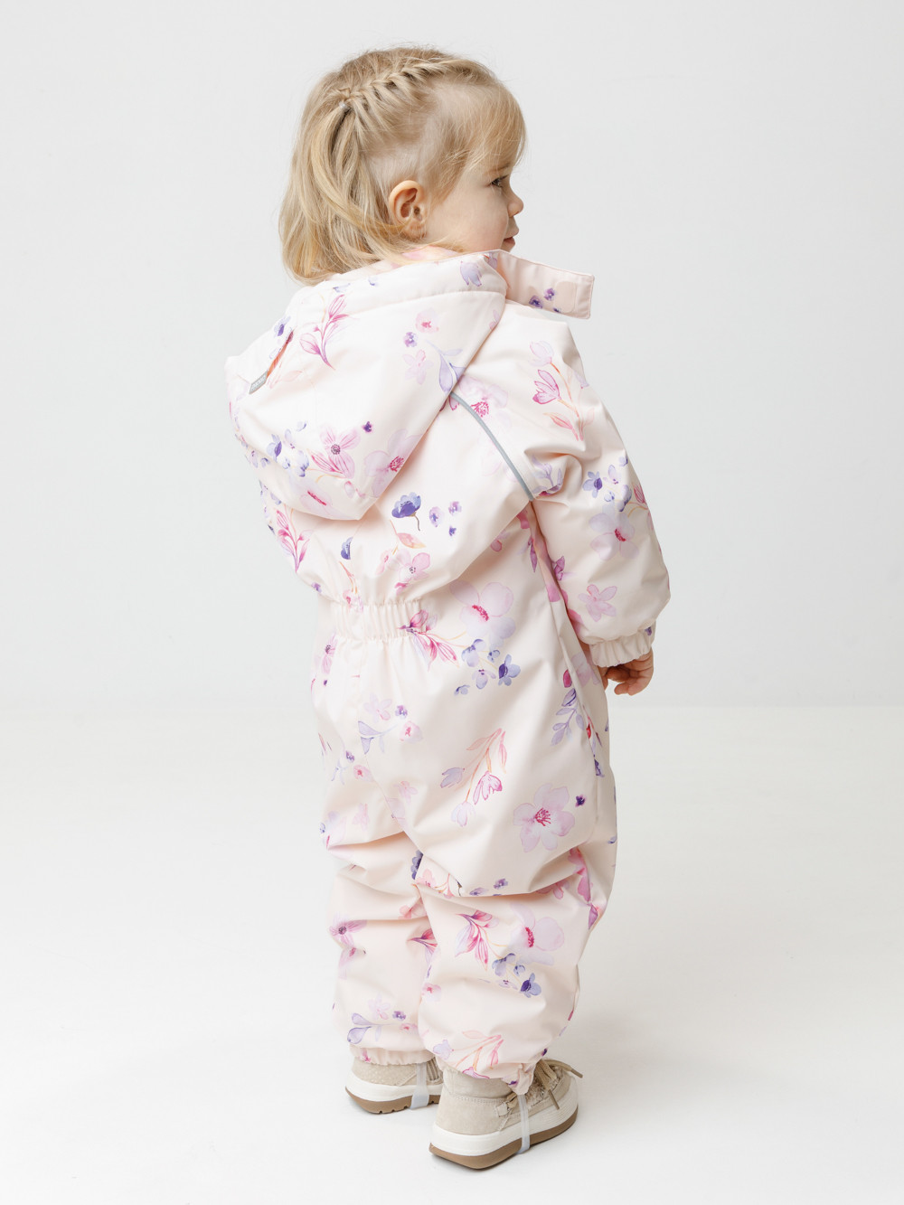 Комбинезоны утепленные для девочки, артикул: ВК 60085/н/66 Ал, цвет: светло-розовый, фото 5