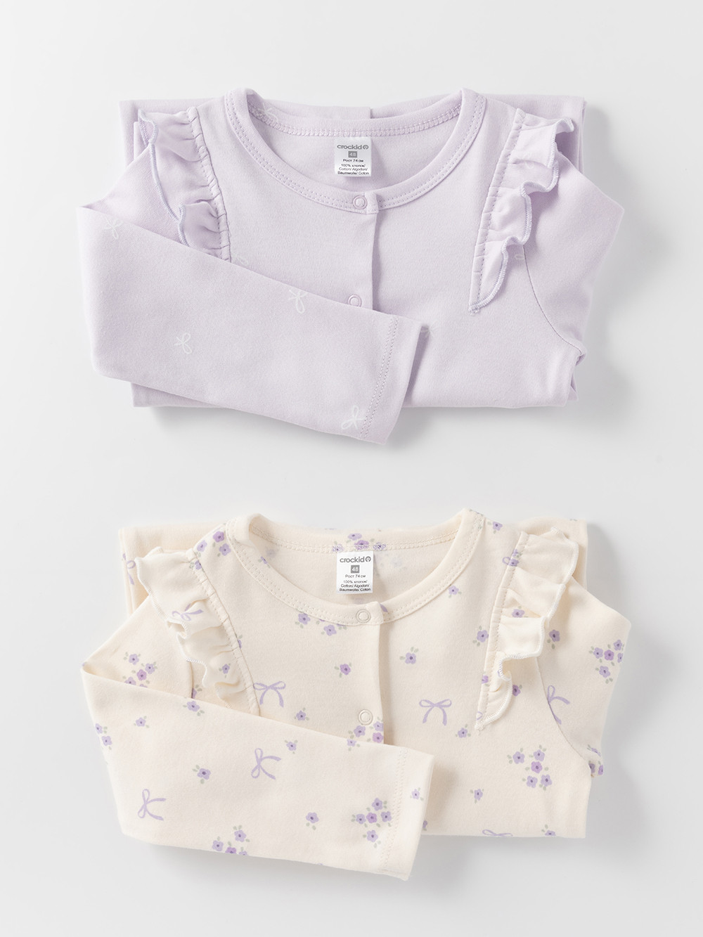 Комбинезон для новорожденных, артикул: К 6534-2уп, цвет: фиолетовый, фото 5