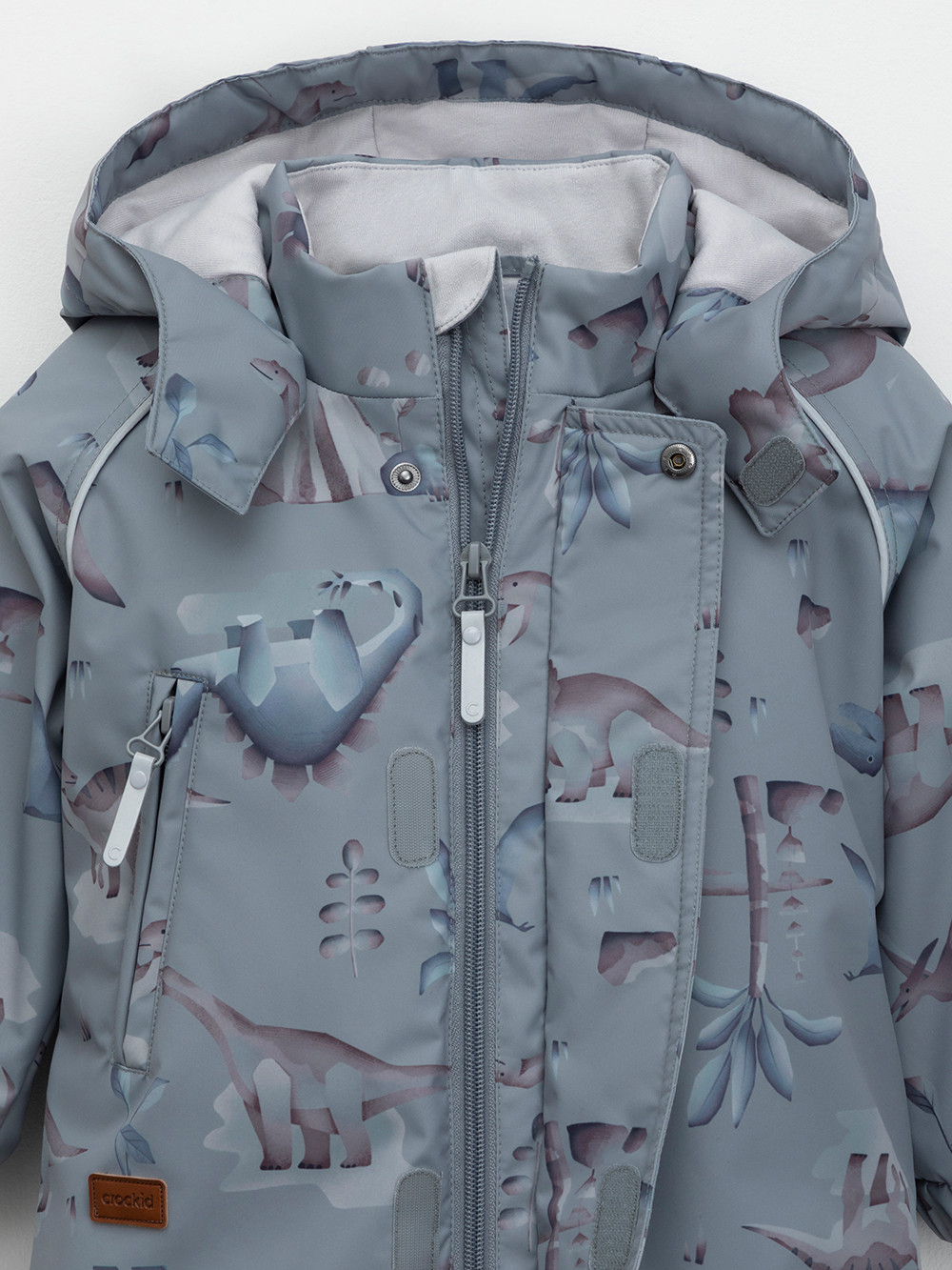 Комбинезоны утепленные для мальчика, артикул: ВК 60085/н/81 Ал, цвет: зеленый, фото 5