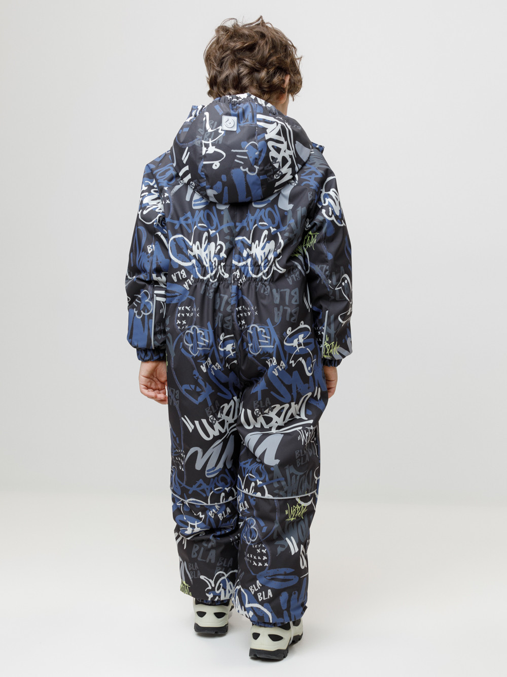 Комбинезоны утепленные для мальчика, артикул: ВК 60069/н/9 УЗГ, цвет: темно-серый, фото 5