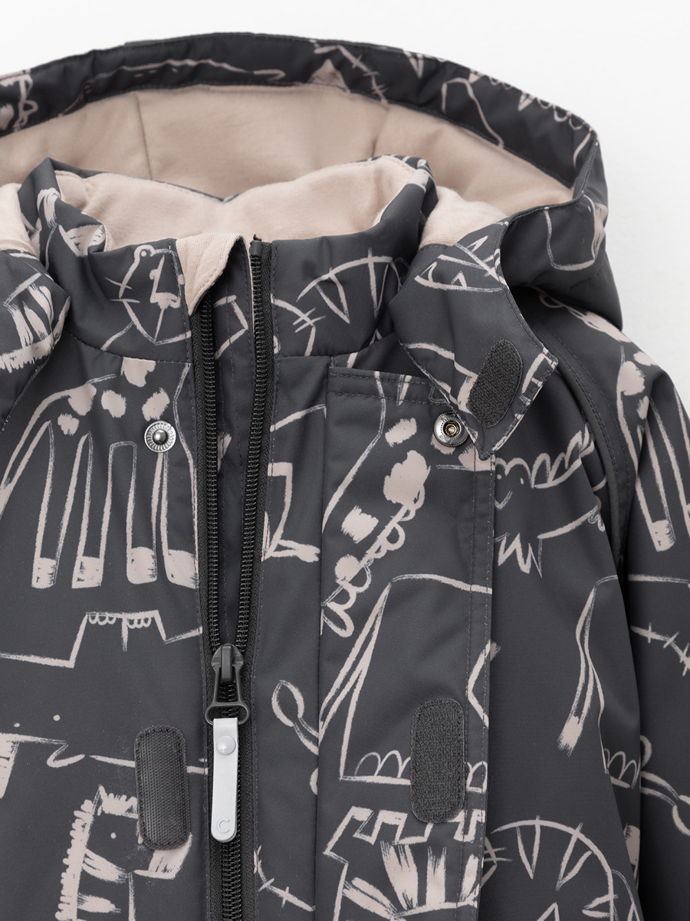 Комбинезоны утепленные для мальчика, артикул: ВК 60085/н/75 Ал, цвет: темно-серый, фото 5