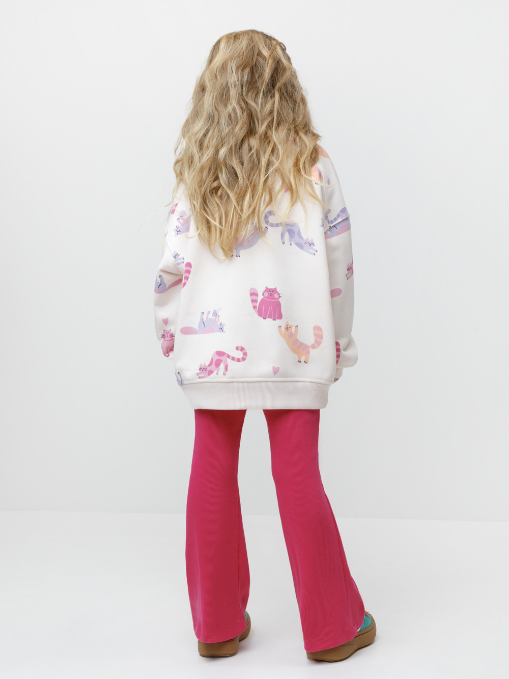 Брюки для девочки, артикул: МП 400968, цвет: фиолетовый, фото 5