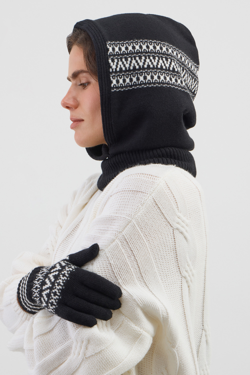 Шапки для мам, артикул: ЕВ 20014/ш, цвет: черный, фото 5