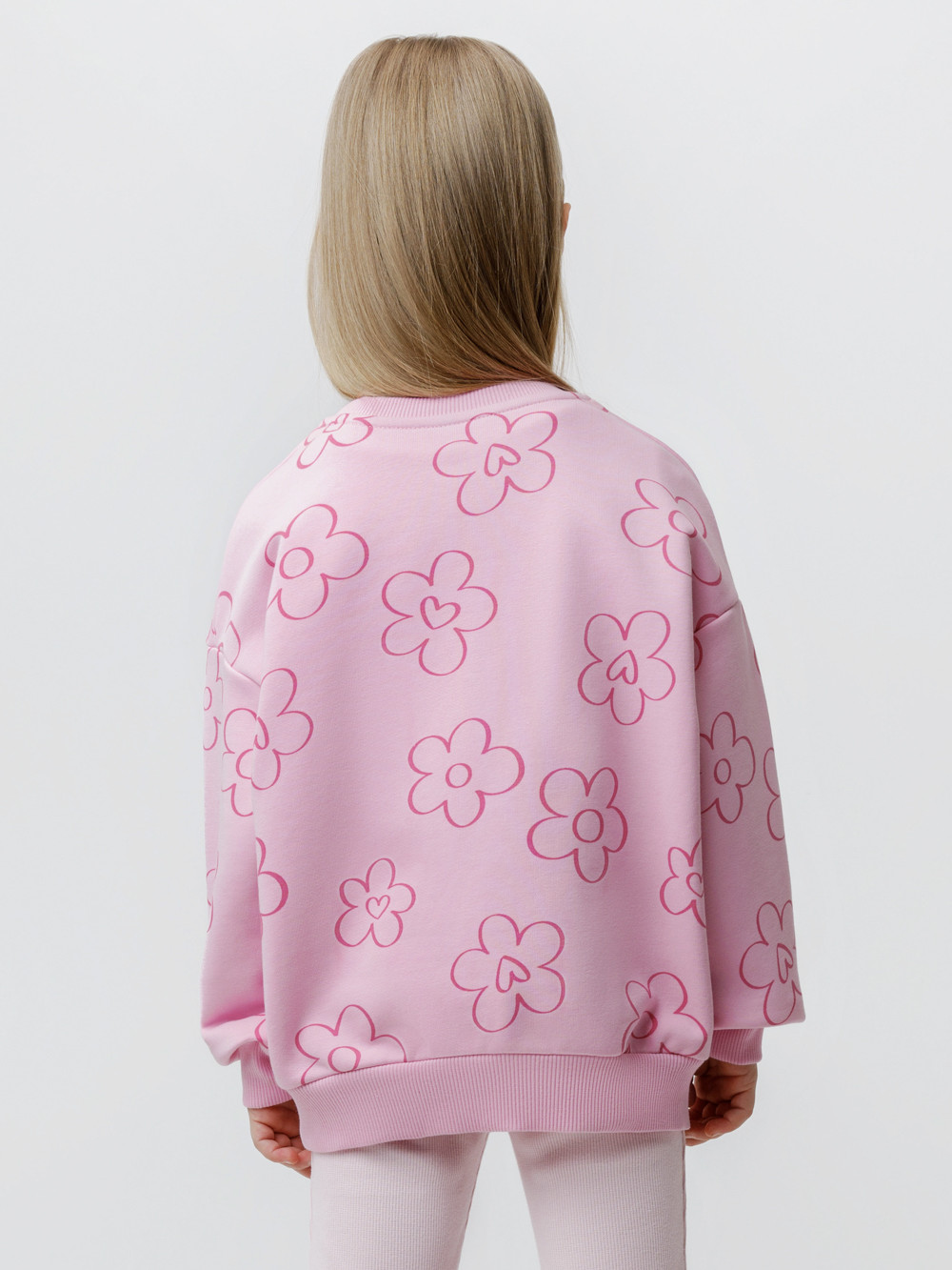 Свитшоты для девочки, артикул: КР 303014, цвет: розовый, фото 5