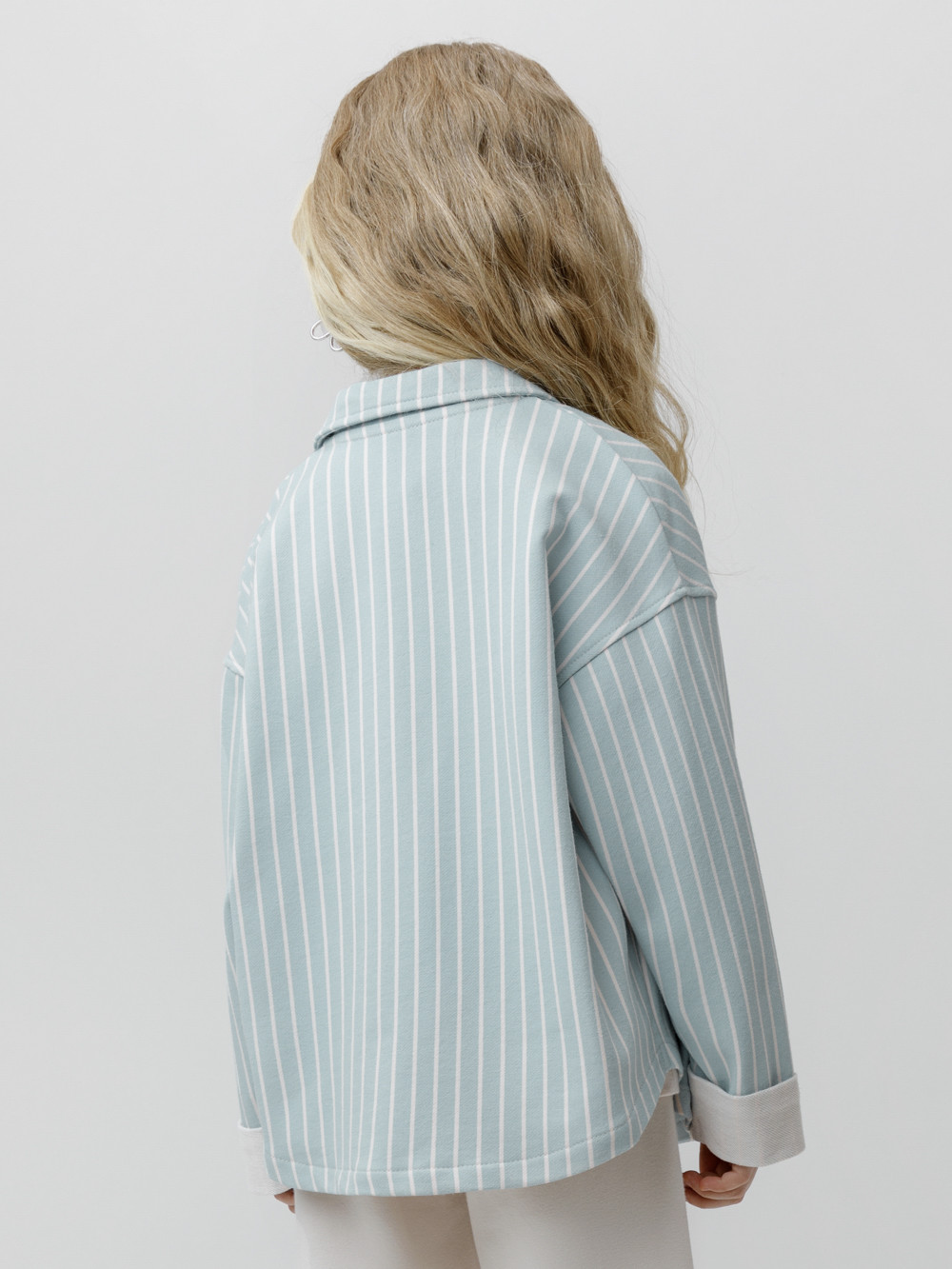 Рубашка для девочки, артикул: КР 302991, цвет: голубой, фото 5