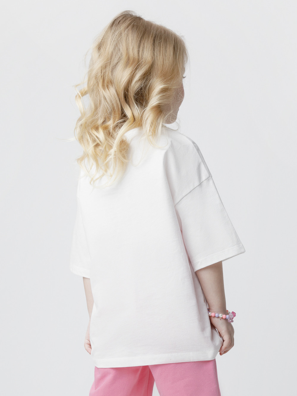 Футболка для девочки, артикул: КР 303016, цвет: сахар, фото 5