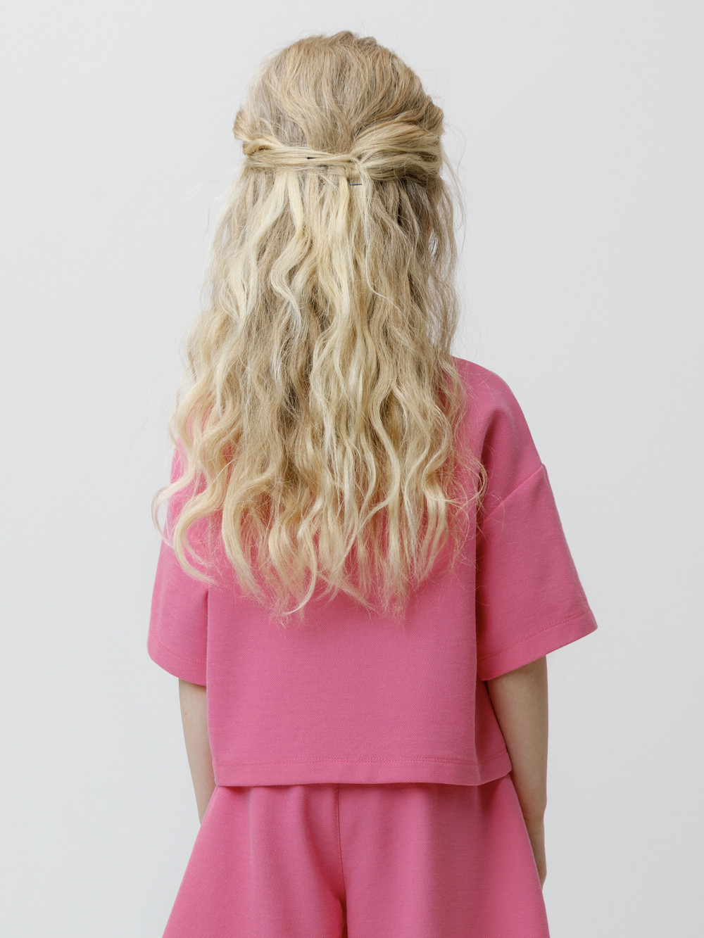 Футболка для девочки, артикул: КР 302944, цвет: ярко-розовый, фото 5